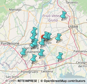 Mappa Via dei Gelsi, 33033 Codroipo UD, Italia (10.59846)