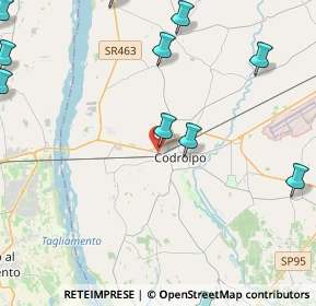 Mappa Via dei Gelsi, 33033 Codroipo UD, Italia (6.09364)