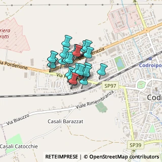 Mappa Via dei Gelsi, 33033 Codroipo UD, Italia (0.23571)