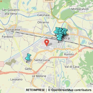 Mappa Via E. Mattei, 56025 Pontedera PI, Italia (1.52)