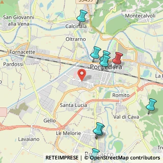 Mappa Via E. Mattei, 56025 Pontedera PI, Italia (3.00091)