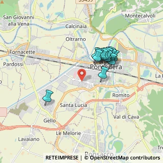 Mappa Via E. Mattei, 56025 Pontedera PI, Italia (1.53571)