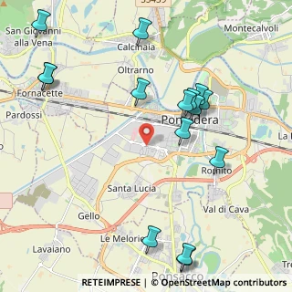 Mappa Via E. Mattei, 56025 Pontedera PI, Italia (2.56467)