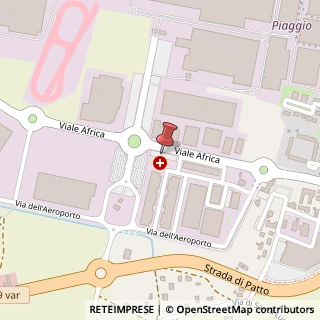 Mappa Palazzo Blu (Asl) A, Viale Africa, 56025 Pontedera PI, Italia, 56025 Pontedera, Pisa (Toscana)