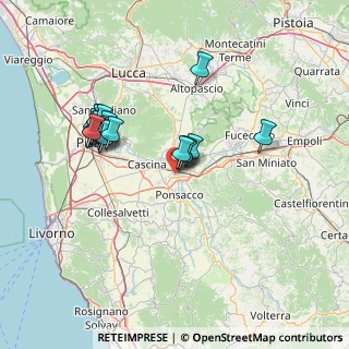 Mappa Via E. Mattei, 56025 Pontedera PI, Italia (14.146)