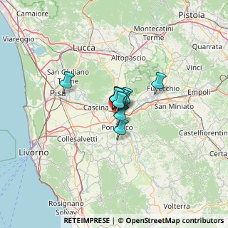 Mappa Via E. Mattei, 56025 Pontedera PI, Italia (4.85273)