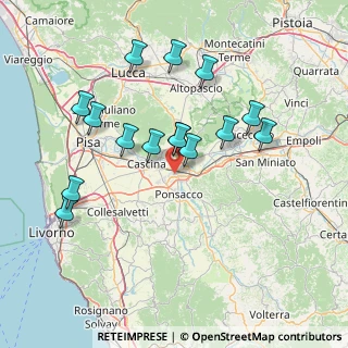 Mappa Via E. Mattei, 56025 Pontedera PI, Italia (14.78667)