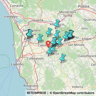 Mappa Via di Curigliana, 56025 Pontedera PI, Italia (11.169)