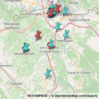 Mappa Piazza Giacomo Matteotti, 50026 San Casciano in Val di Pesa FI, Italia (9.633)