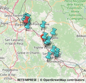 Mappa Viale G. Marconi, 50064 Figline e Incisa Valdarno FI, Italia (13.494)