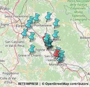 Mappa Viale G. Marconi, 50064 Figline e Incisa Valdarno FI, Italia (10.803)