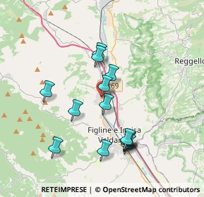 Mappa Viale G. Marconi, 50064 Figline e Incisa Valdarno FI, Italia (3.52)