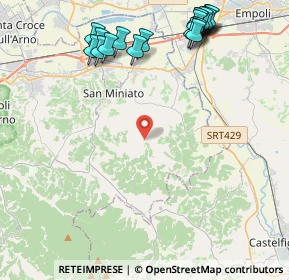 Mappa Via Cafaggio, 56028 San Miniato PI, Italia (5.59158)