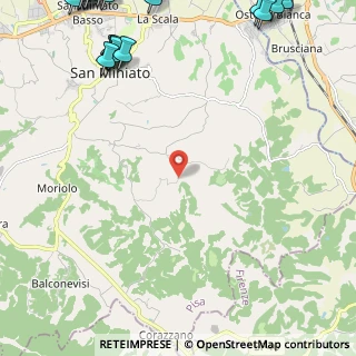 Mappa Via Cafaggio, 56028 San Miniato PI, Italia (4.143)