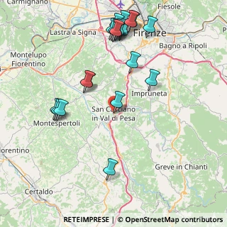 Mappa Via Morrocchesi, 50026 San Casciano in Val di Pesa FI, Italia (9.6225)