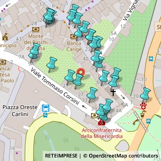 Mappa Viale Tommaso Corsini, 50026 San Casciano In Val di Pesa FI, Italia (0.07034)