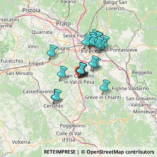 Mappa Borgo Sarchiani, 50026 San Casciano in Val di pesa FI, Italia (10.9085)