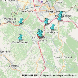 Mappa Borgo Sarchiani, 50026 San Casciano in Val di pesa FI, Italia (7.09545)