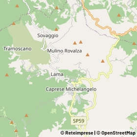 Mappa Caprese Michelangelo