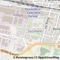 Mapa Pontedera