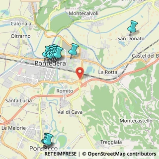 Mappa Variante del Tiro a Segno Nazionale, 56025 Pontedera PI, Italia (2.54231)