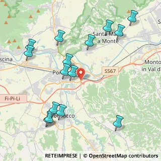Mappa Variante del Tiro a Segno Nazionale, 56025 Pontedera PI, Italia (5.01)