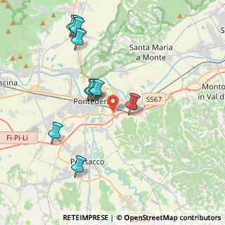 Mappa Variante del Tiro a Segno Nazionale, 56025 Pontedera PI, Italia (4.18273)