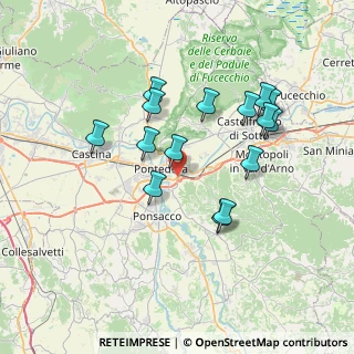 Mappa Variante del Tiro a Segno Nazionale, 56025 Pontedera PI, Italia (7.01733)