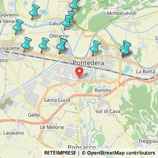 Mappa Via Profeti, 56025 Pontedera PI, Italia (2.85385)