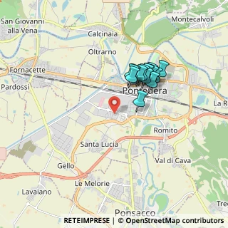 Mappa Via Luciano Lama, 56025 Pontedera PI, Italia (1.46571)