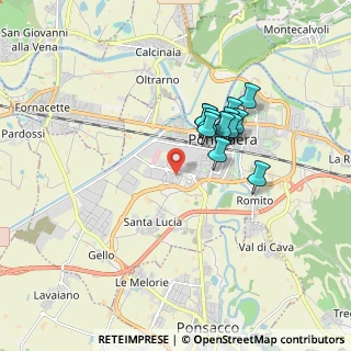 Mappa Via Luciano Lama, 56025 Pontedera PI, Italia (1.41833)