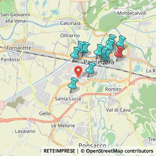 Mappa Via Luciano Lama, 56025 Pontedera PI, Italia (1.59083)