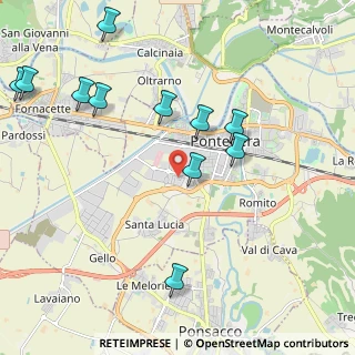 Mappa Via Luciano Lama, 56025 Pontedera PI, Italia (2.44727)