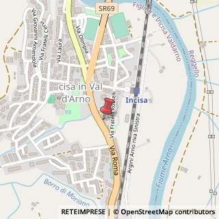 Mappa Via Villafranca, 20, 50064 Figline e Incisa Valdarno, Firenze (Toscana)