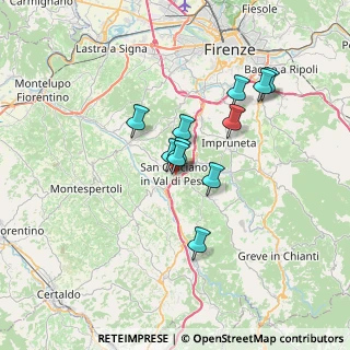 Mappa Parco Dante Tacci, 50026 San Casciano In Val di Pesa FI, Italia (5.48455)