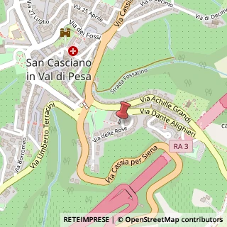 Mappa Via delle Rose, 10, 50026 San Casciano in Val di Pesa FI, Italia, 50026 San Casciano in Val di Pesa, Firenze (Toscana)