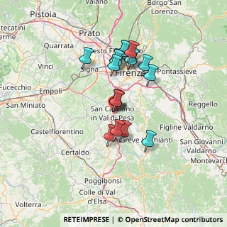 Mappa Via Salvo D'Acquisto, 50026 San Casciano In Val di Pesa FI, Italia (11.35444)