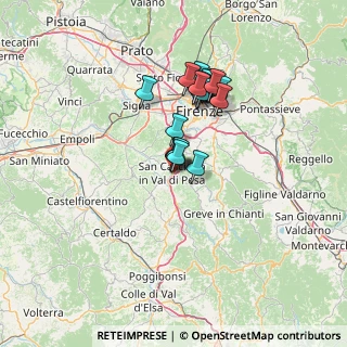 Mappa Via Salvo D'Acquisto, 50026 San Casciano In Val di Pesa FI, Italia (10.86684)