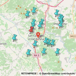 Mappa Via Salvo D'Acquisto, 50026 San Casciano In Val di Pesa FI, Italia (4.288)