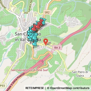 Mappa Via Salvo D'Acquisto, 50026 San Casciano In Val di Pesa FI, Italia (0.4145)