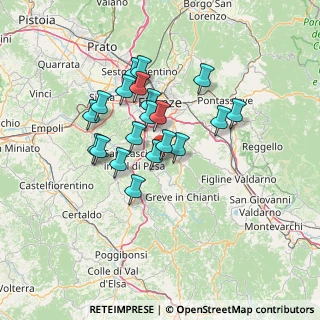 Mappa Via Chiantigiana per Ferrone, 50022 Greve in Chianti FI, Italia (11.539)