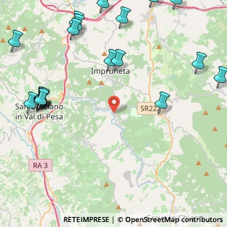 Mappa Via Chiantigiana per Ferrone, 50022 Greve in Chianti FI, Italia (6.477)