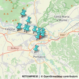 Mappa Via Giuseppe di Vittorio, 56025 Pontedera PI, Italia (3.28154)