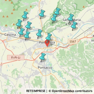 Mappa Strada Senza Nome, 56025 Pontedera PI, Italia (4.70923)