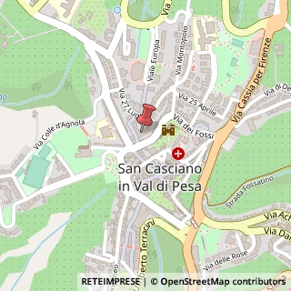 Mappa Via dei Fossi, 32, 50026 San Casciano in Val di Pesa, Firenze (Toscana)