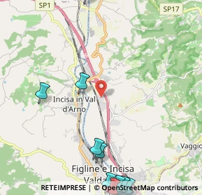 Mappa Località Piani della Rugginosa Zona Industriale, 50066 Reggello FI, Italia (3.8015)