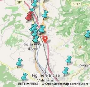 Mappa Località Piani della Rugginosa Zona Industriale, 50066 Reggello FI, Italia (2.4415)