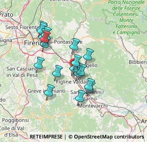 Mappa Località Piani della Rugginosa Zona Industriale, 50066 Reggello FI, Italia (12.12056)