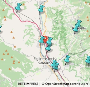 Mappa Località Piani della Rugginosa Zona Industriale, 50066 Reggello FI, Italia (5.31)