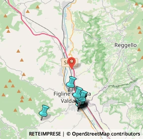 Mappa Località Piani della Rugginosa Zona Industriale, 50066 Reggello FI, Italia (4.4075)